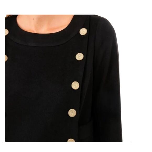 Tuckernuck‎ XS Black Whitney Military Style Dress NEW - Picture 3 of 14